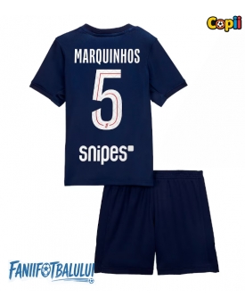Paris Saint-Germain Marquinhos #5 Echipament de Fotbal Replică 2025-26 Copii Acasa (+ Șorturi)